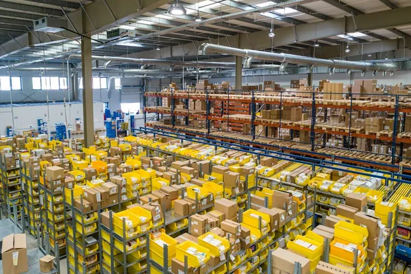 Inside the Space Shipping warehouse